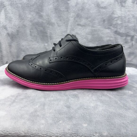 Cole Haan Black and Pink Women's Shoes - Picture 1 of 10